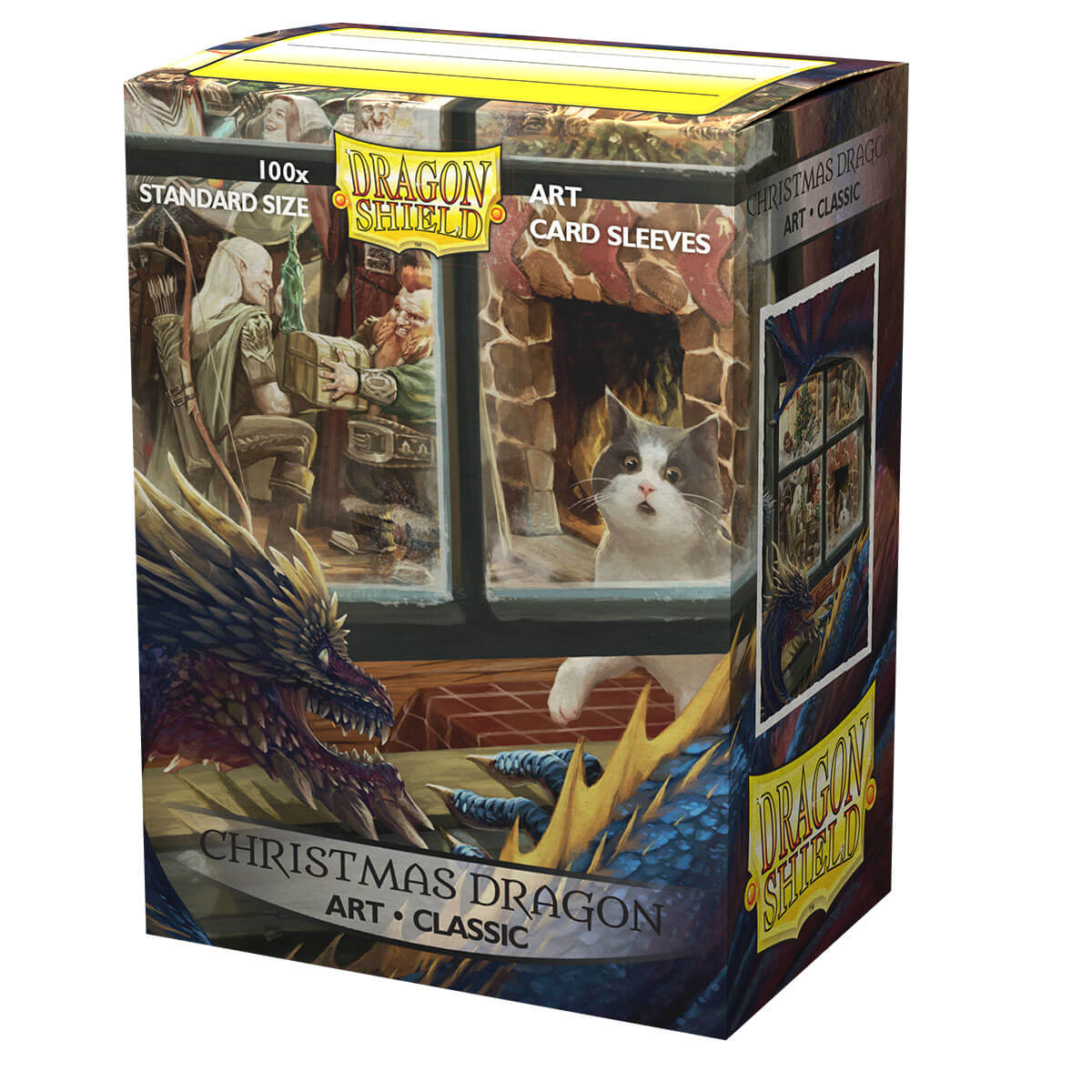 Dragon Shield Sleeves (100) Christmas Dragon Classic Art