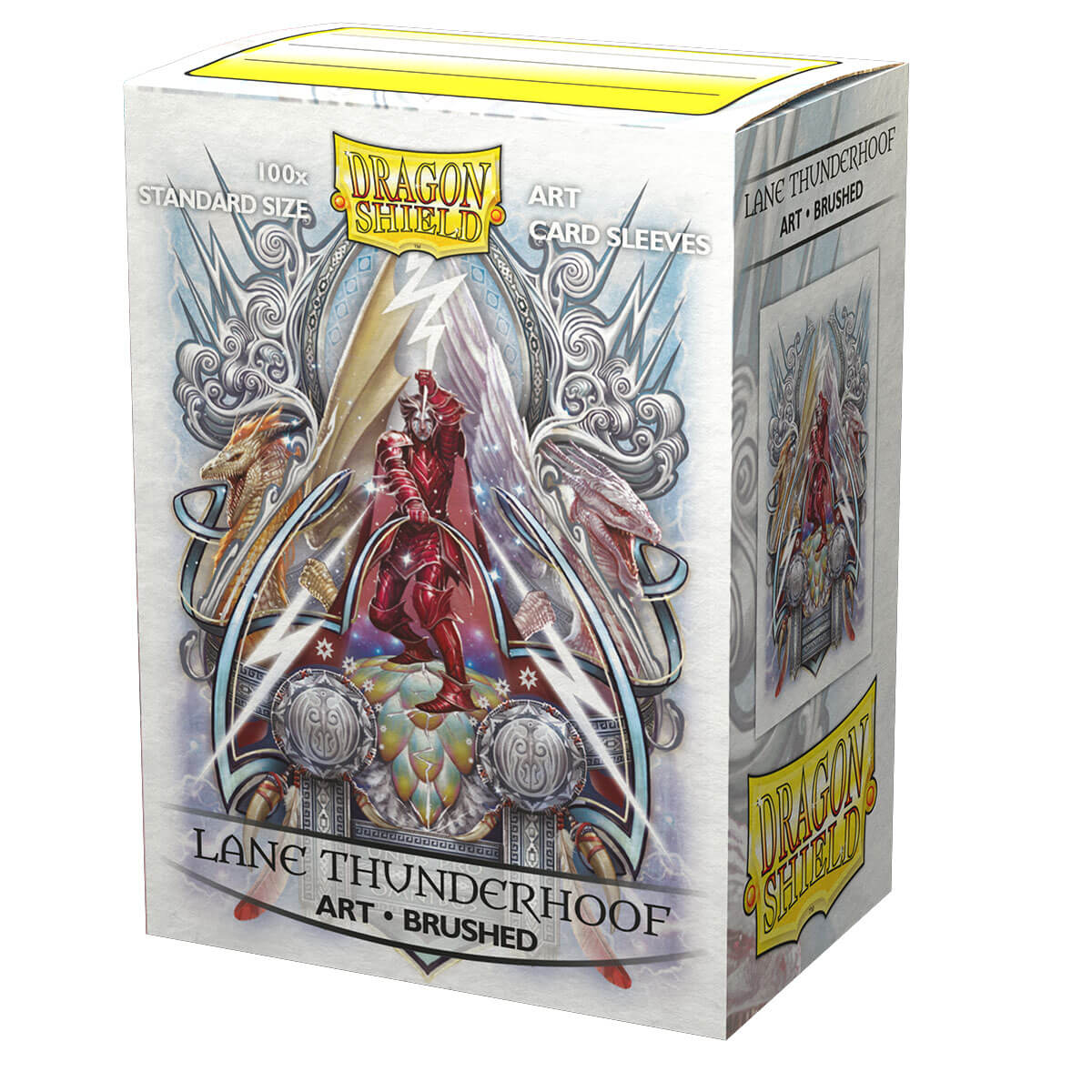 Dragon Shield Sleeves (100) Lane Thunderhoof Brushed Art