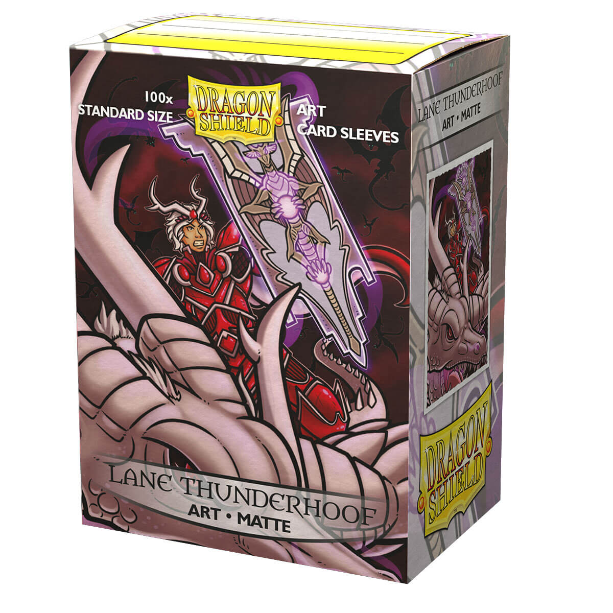 Dragon Shield Sleeves (100) Lane Thunderhoof Matte Art