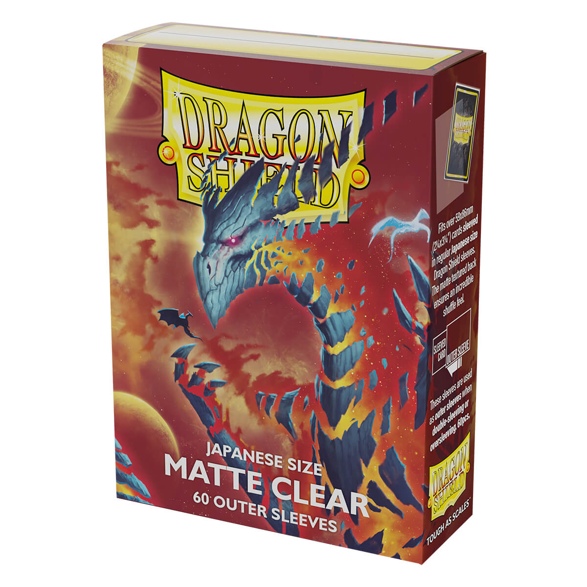 Dragon Shield Outer Sleeves (60) JPN Matte Clear