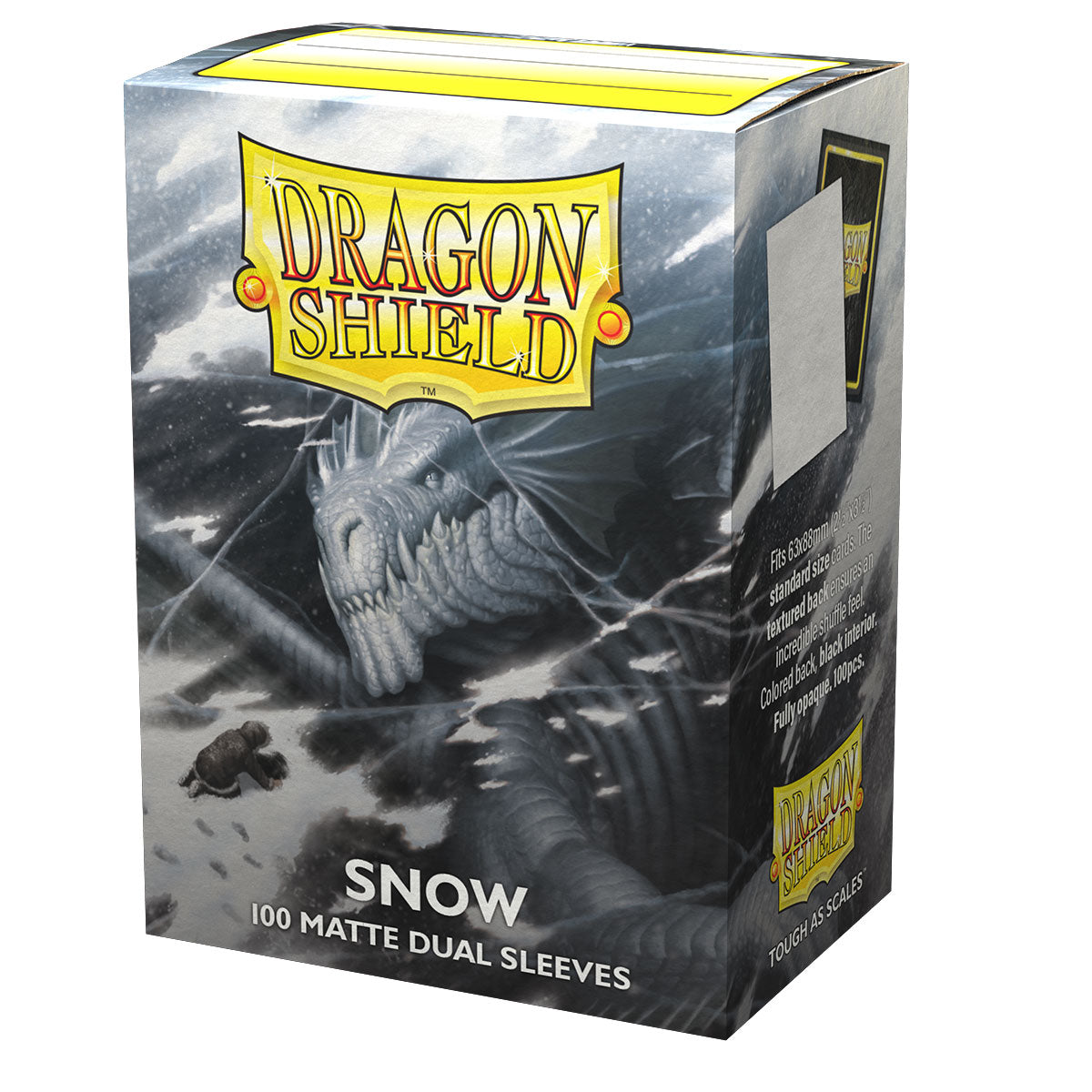 Dragon Shield Sleeves (100) Dual Snow Matte