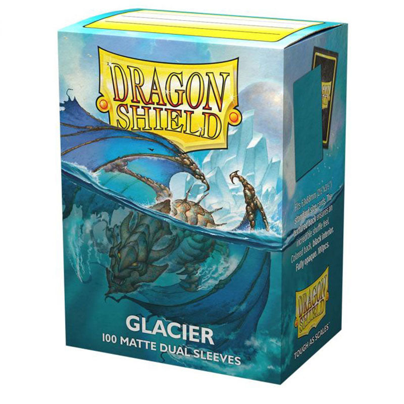 Dragon Shield Sleeves (100) Dual Matte Glacier
