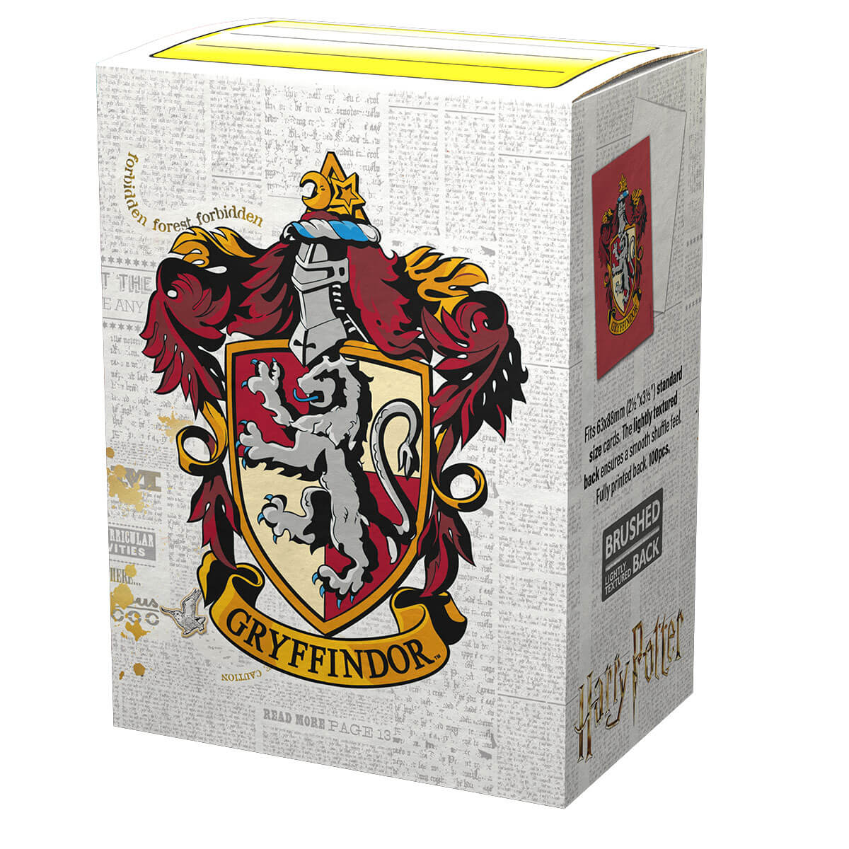 Dragon Shield Sleeves (100) Gryffindor Brushed Art
