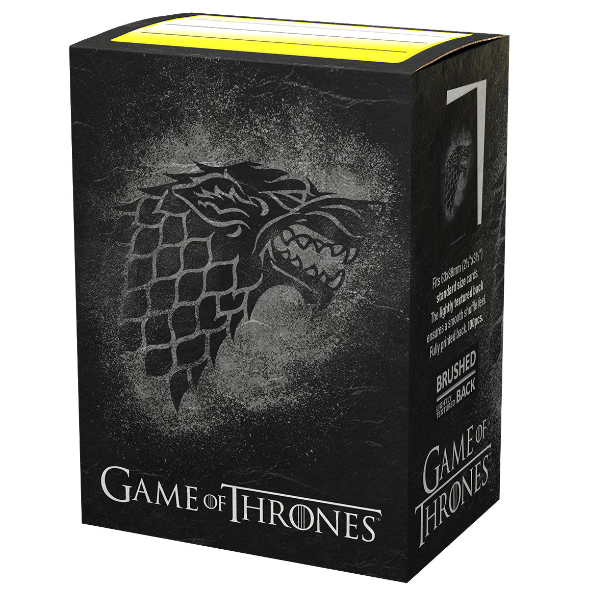 Dragon Shield Sleeves (100) GOT House Stark Brushed Art
