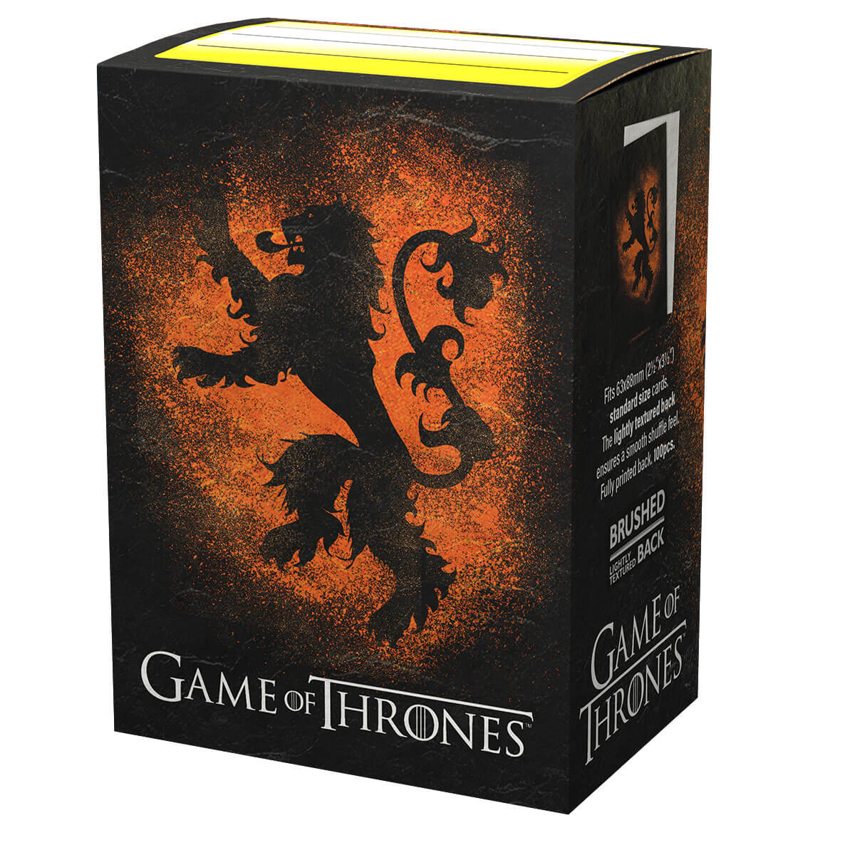 Dragon Shield Sleeves (100) GOT House Lannister Brushed Art