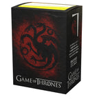 Dragon Shield Sleeves (100) GOT House Targaryen Brushed Art