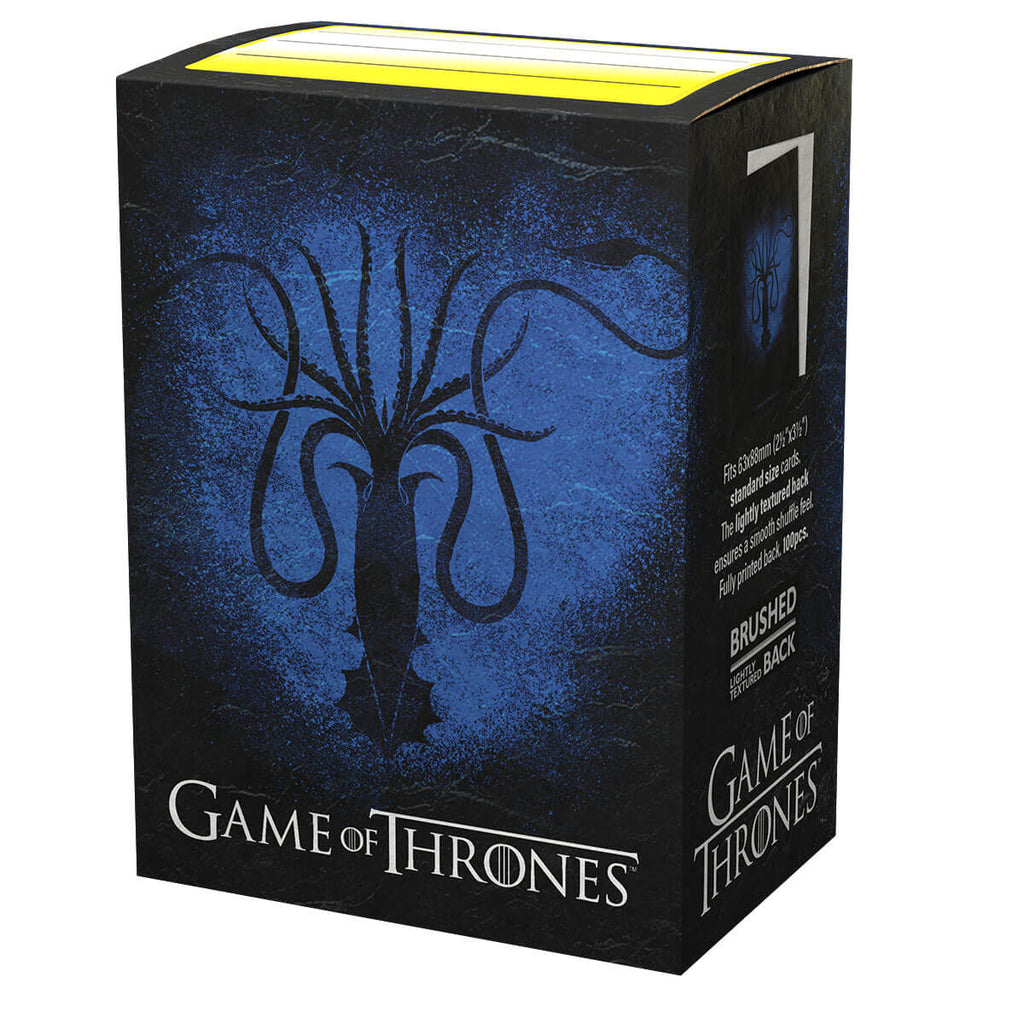 Dragon Shield Sleeves (100) GOT House Greyjoy Brushed Art