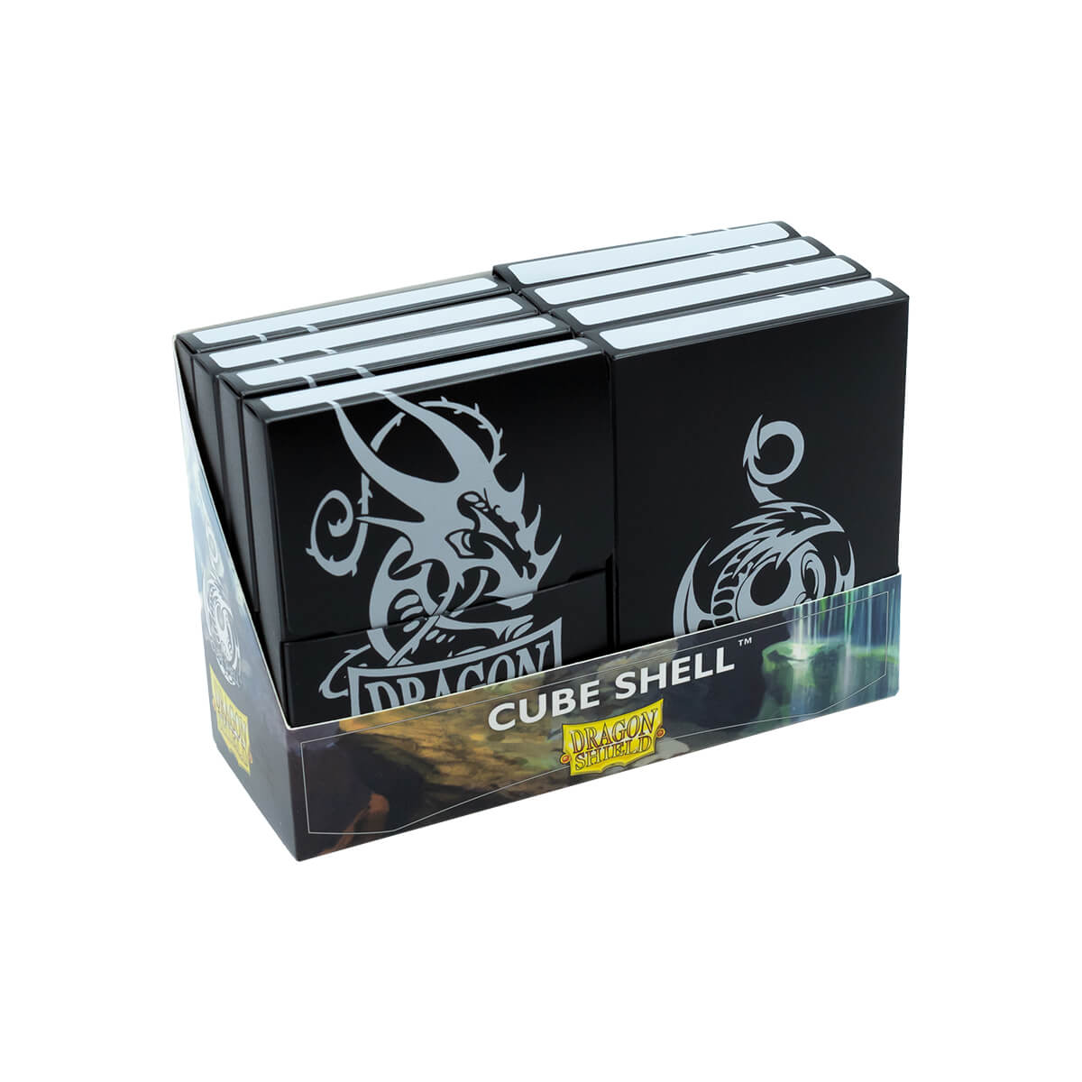 Dragon Shield Cube Shell Black (8 Count)