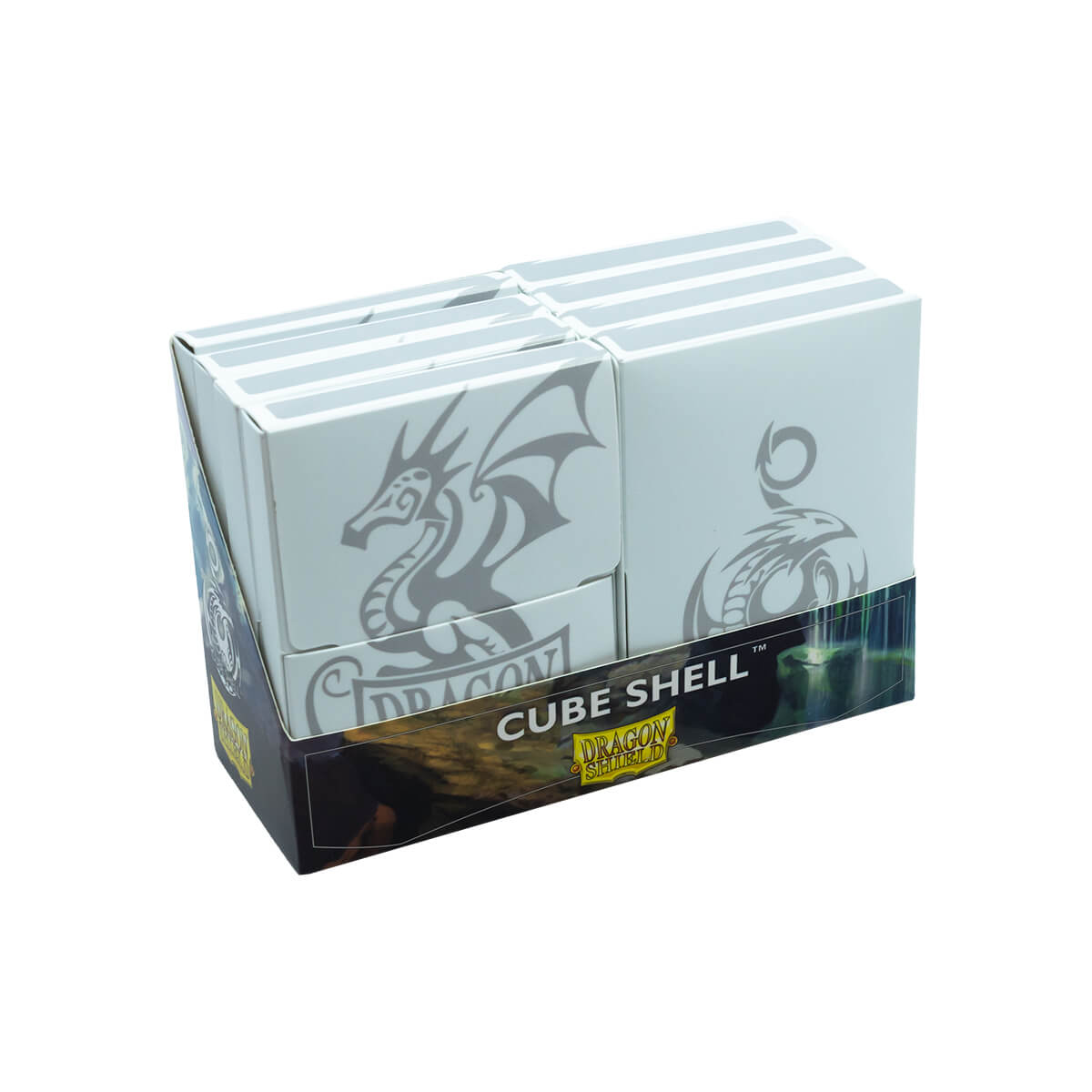 Dragon Shield Cube Shell White (8 Count)