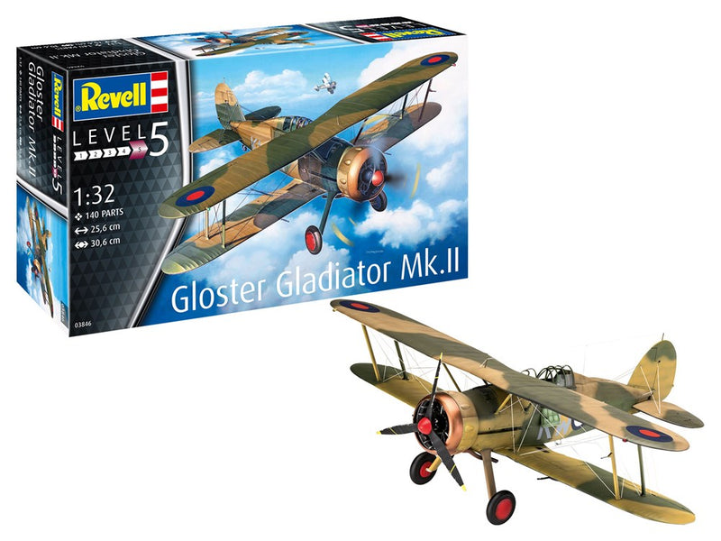 Revell 3846  1/32 Gloster Gladiator Mk.Ii - Hobby City NZ (7546251673837)