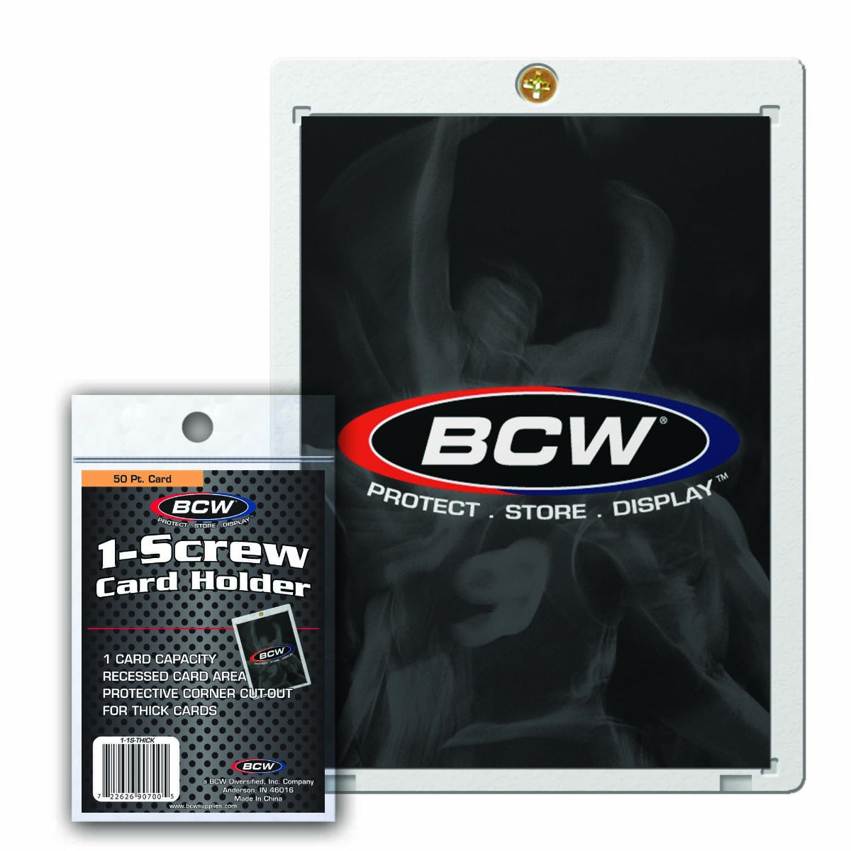 BCW / Monster 1-Screw Thick Card Holder 50pt