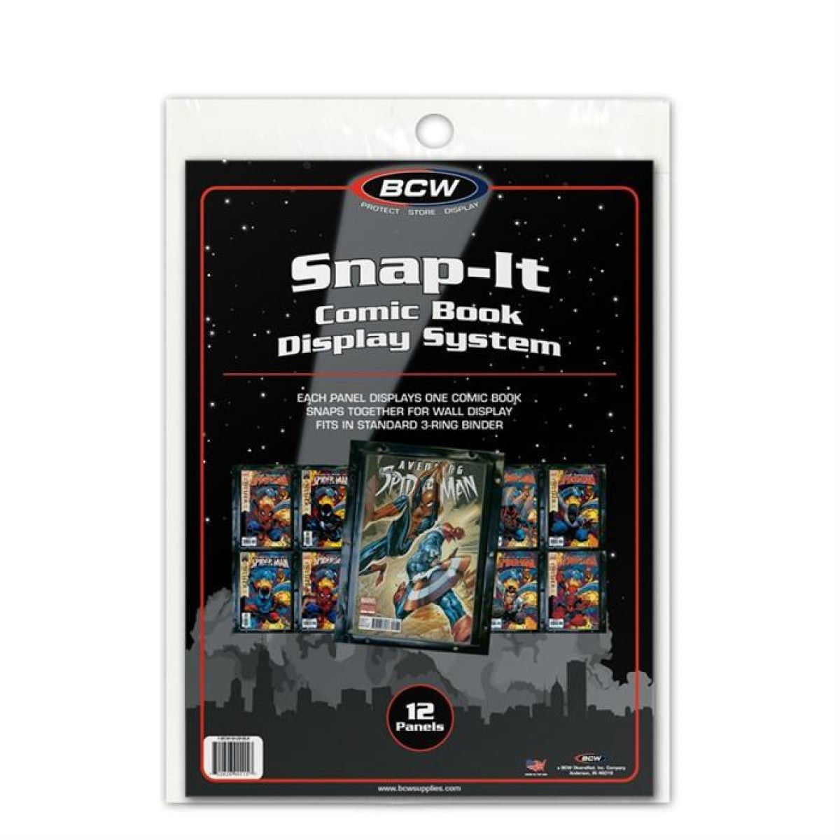 BCW / Monster Comic Snap-it Display 12-pack black