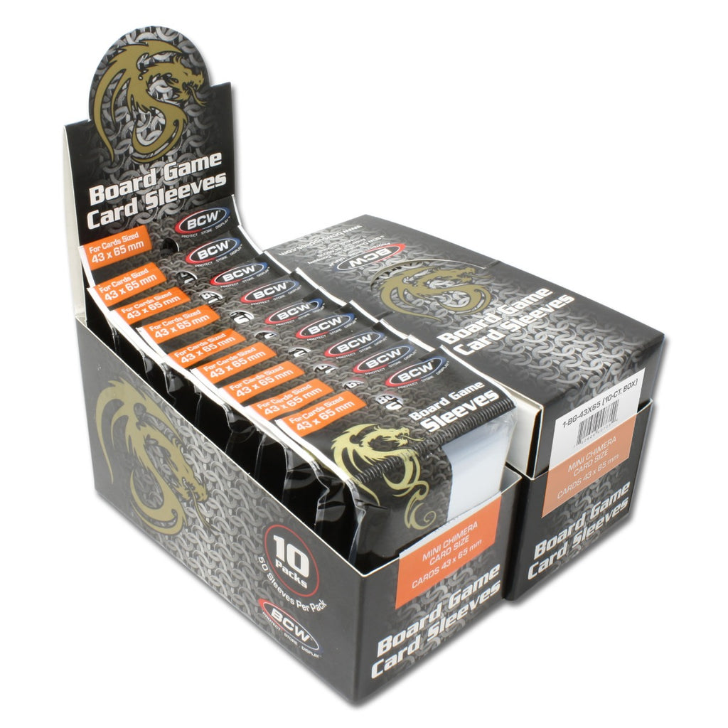 BCW / Monster Board Game Sleeves Mini European (45mm x 68mm) (2)