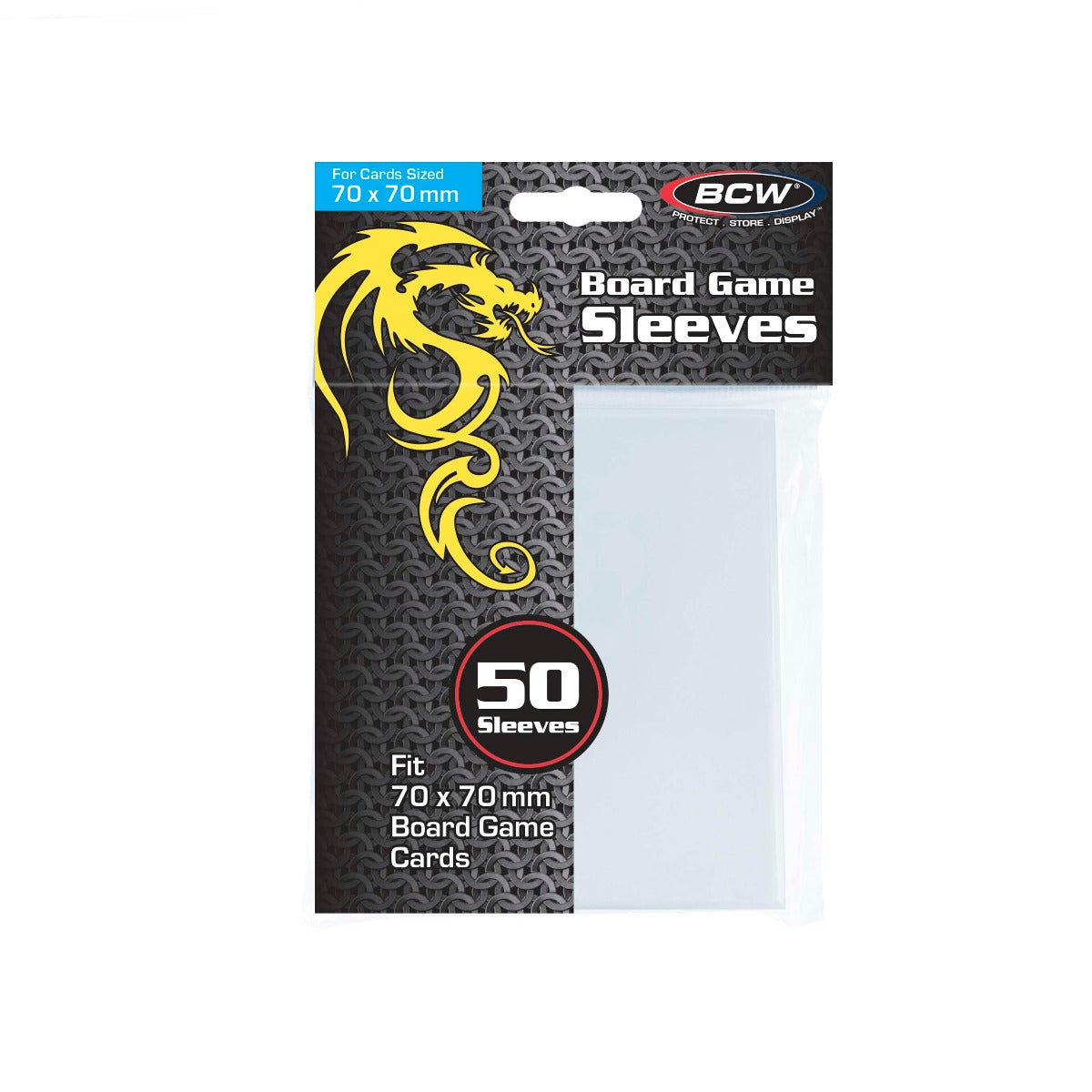 BCW / Monster Board Game Sleeves Square No.1 (70MM X 70MM)