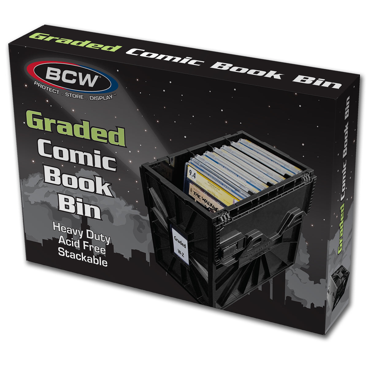 BCW / Monster Comic Bin Graded Black