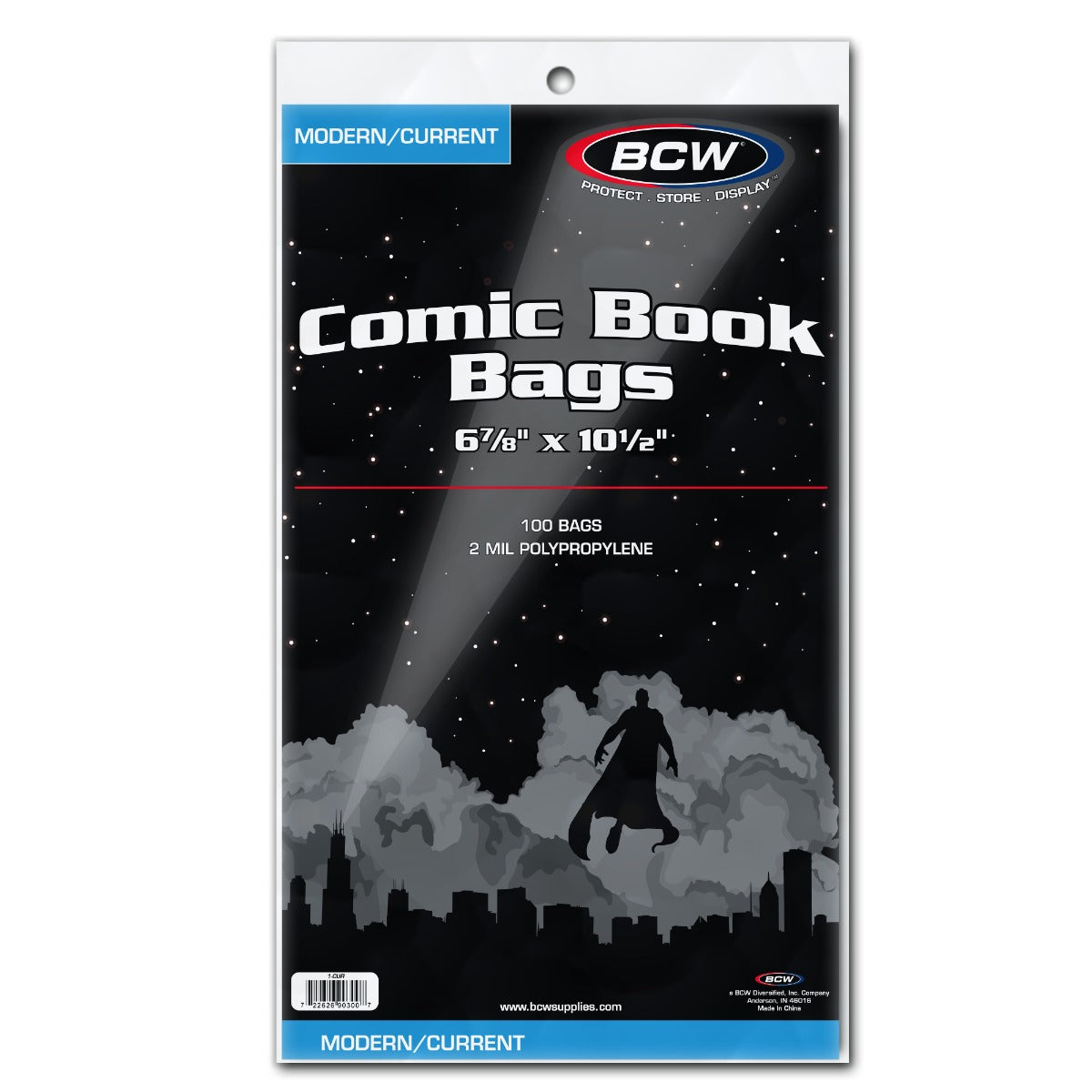BCW / Monster Comic Bags Current/Modern 6 7/8 x 10 1/2