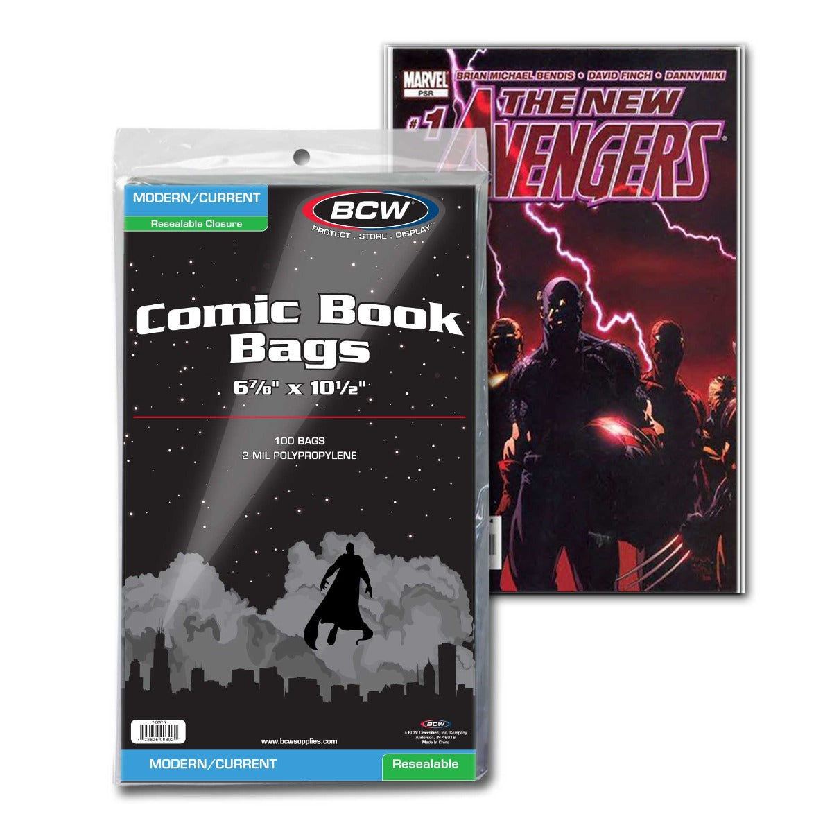 BCW / Monster Comic Mylar Archival C/M 2 MIL 7 X 10 1/2