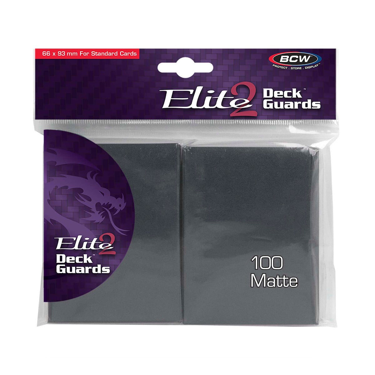 BCW / Monster Deck Guard Elite 2 (100) Cool Grey