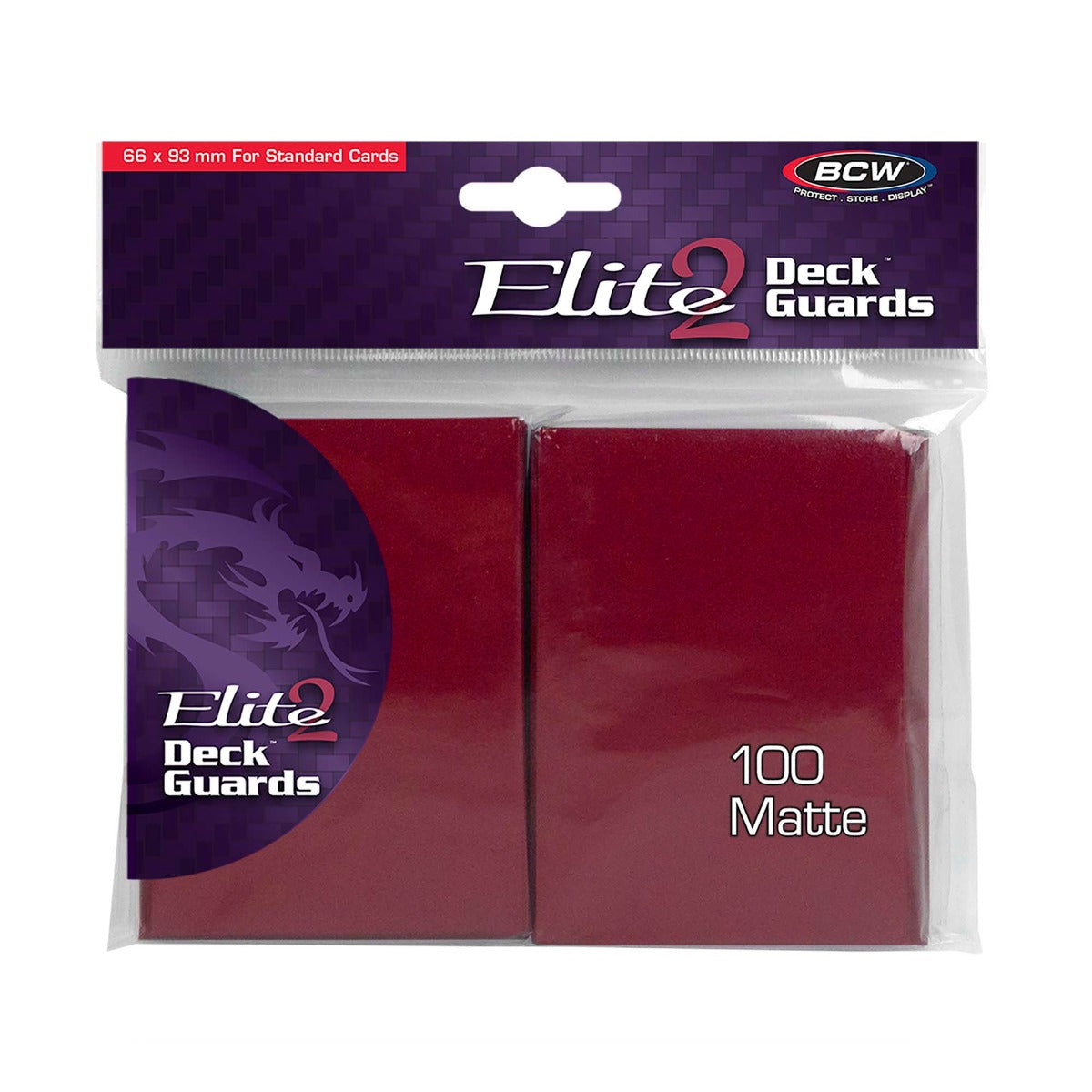 BCW / Monster Deck Guard Elite 2 (100) Red