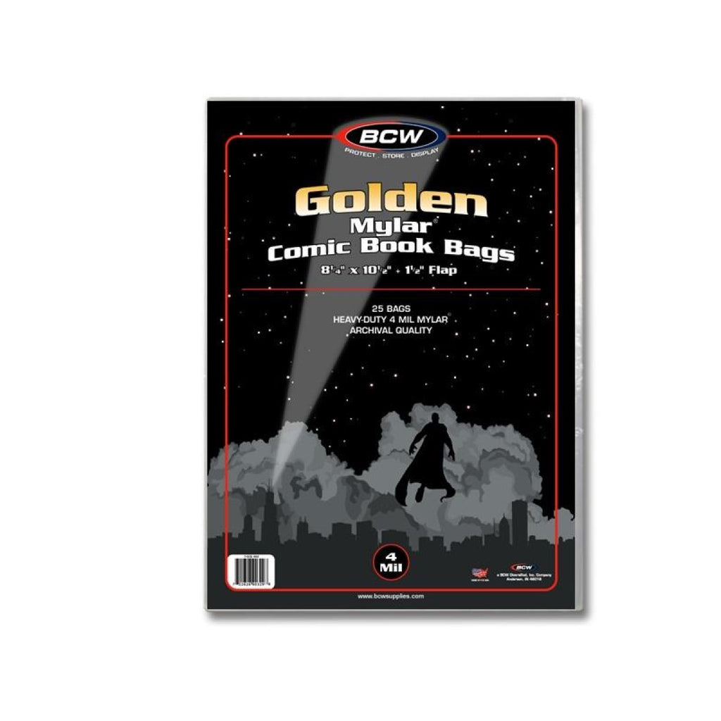BCW / Monster Comic Mylar Golden 4 MIL 8 1/4 x 10 1/2