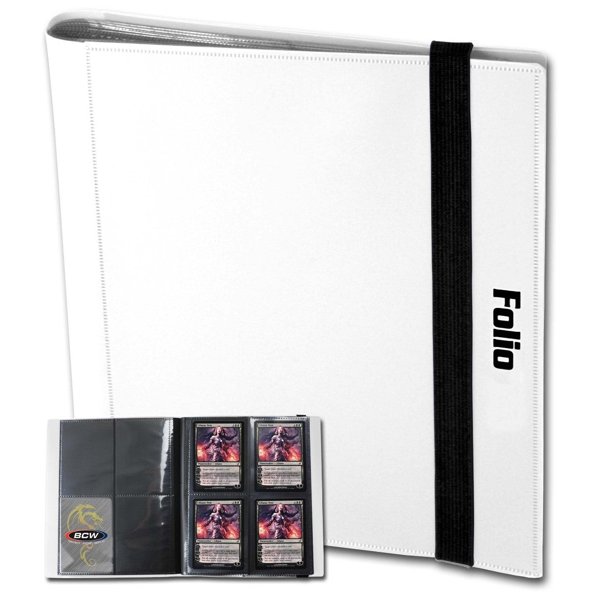 BCW / Monster Pro-Folio 4-Pocket White