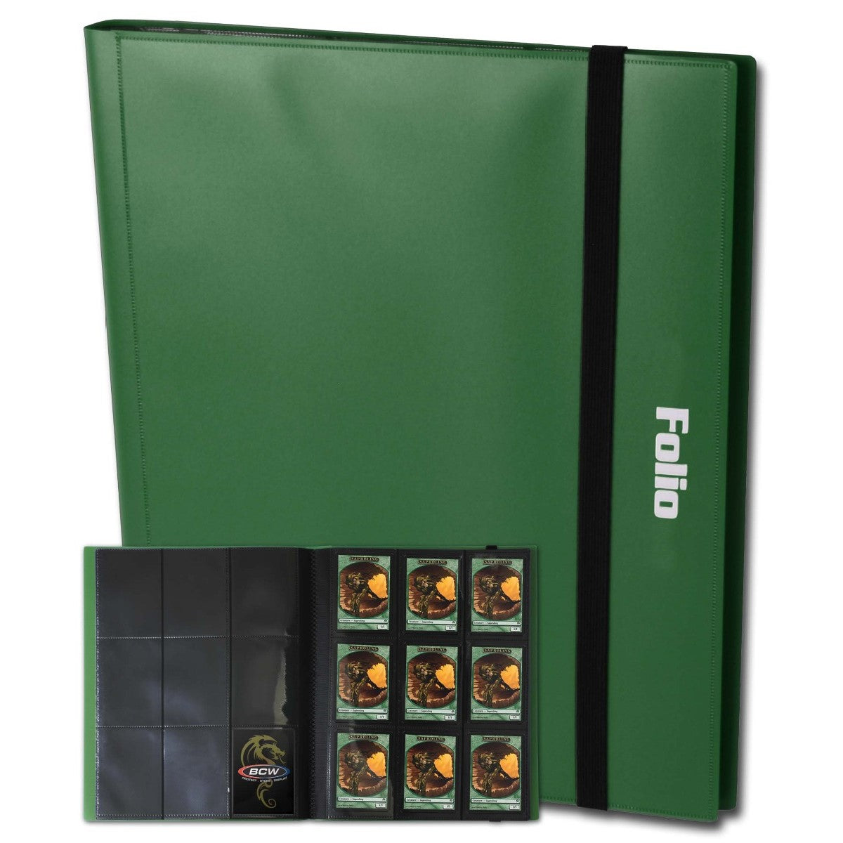 BCW / Monster Portfolio 9-Pocket Album Green