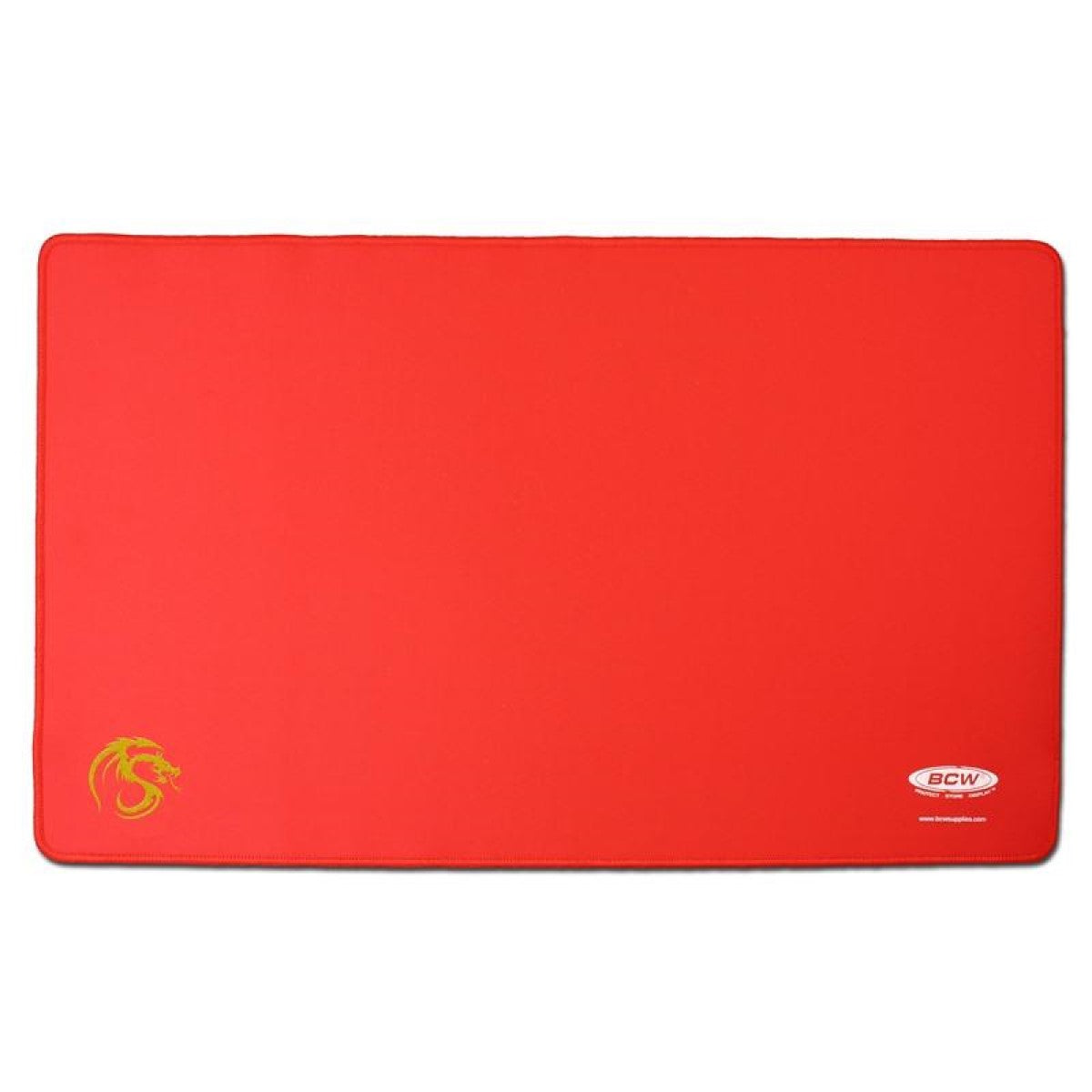 BCW / Monster Playmat Stitched Edging Red