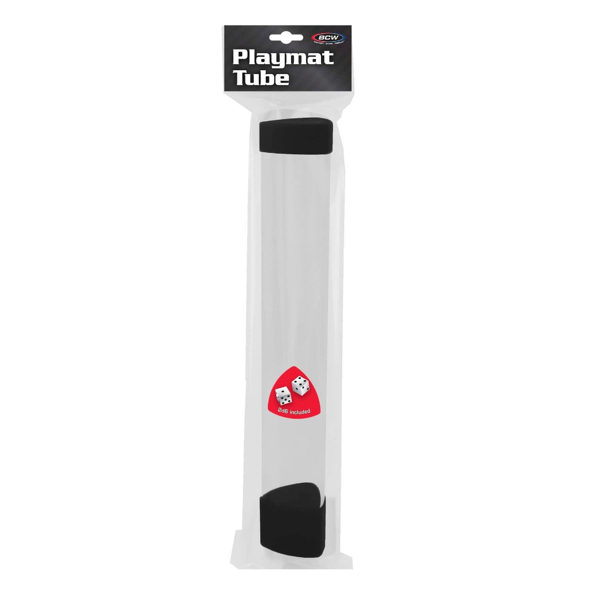 BCW / Monster Playmat tube with Dice holder Black
