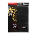BCW / Monster 18-Pocket Pages Sideloading Black