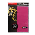 BCW / Monster 18-Pocket Pages Sideloading Pink