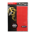 BCW / Monster 18-Pocket Pages Sideloading Red