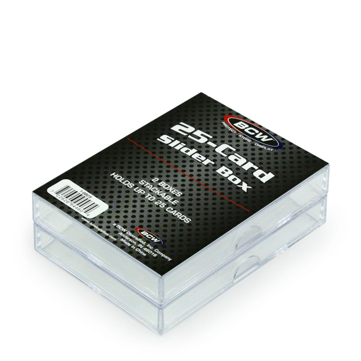 BCW / Monster 2-Piece Slider Box (25) Clear 2 pack