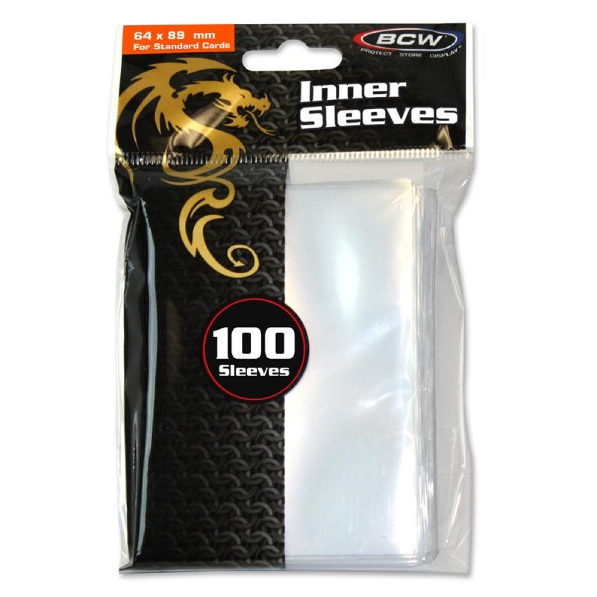 BCW / Monster Sleeves Perfect Fit (100) Clear