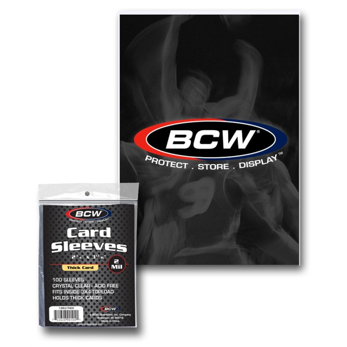 BCW / Monster Penny Sleeves (100) Thick Clear