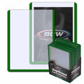 BCW / Monster 3x4 Topload Card Holder Green Border