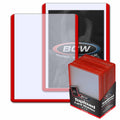 BCW / Monster 3x4 Topload Card Holder Red Border