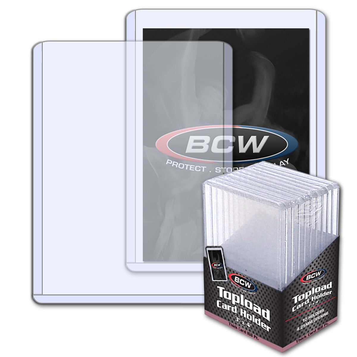 BCW / Monster Topload Holder 3 X 4 X 4.25 (168pt) 10pc