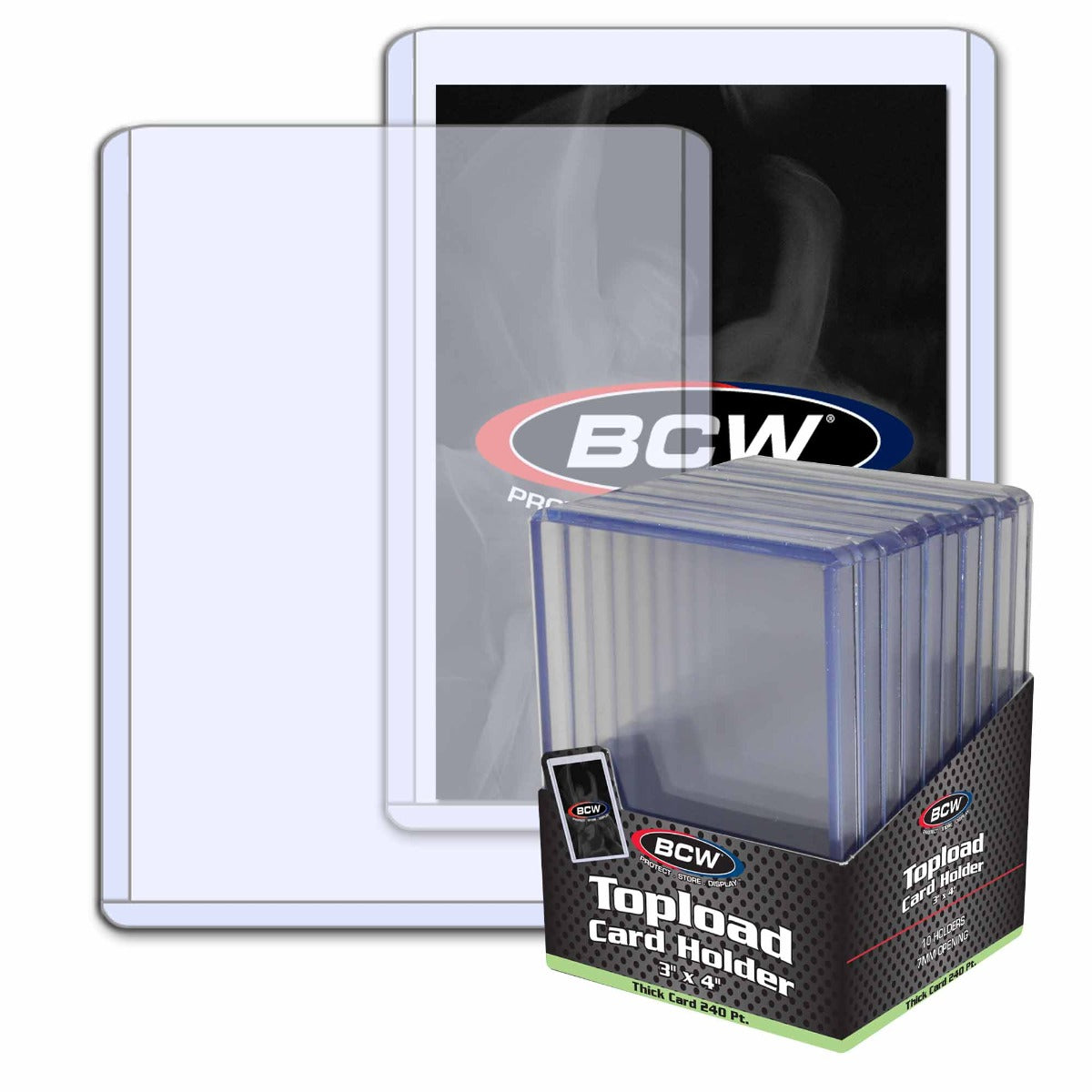 BCW / Monster Topload Holder 3 X 4 X 7 (240pt) 10pc