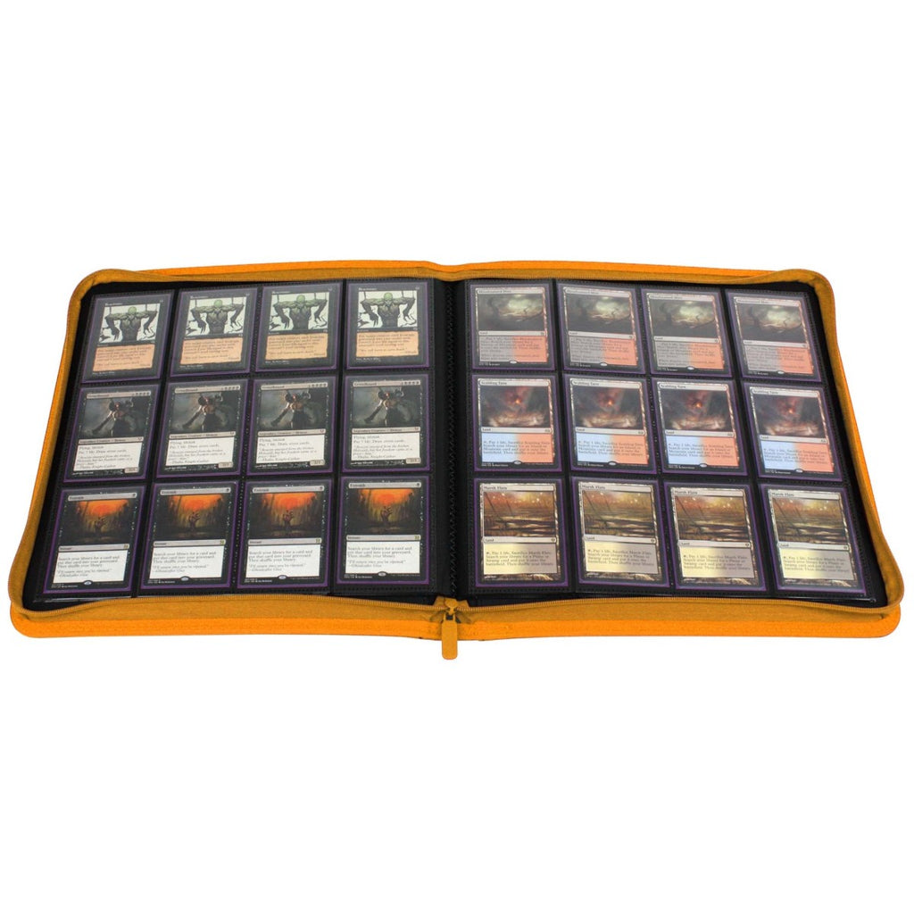 BCW / Monster Zipper Folio 12-Pocket LX Orange (3)