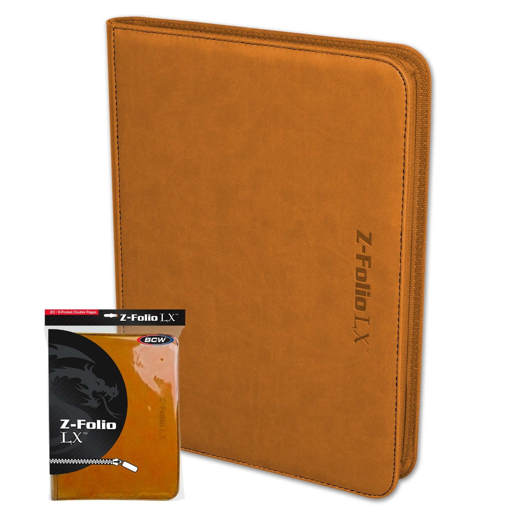 BCW / Monster Zipper Folio 9-Pocket LX Orange (2)