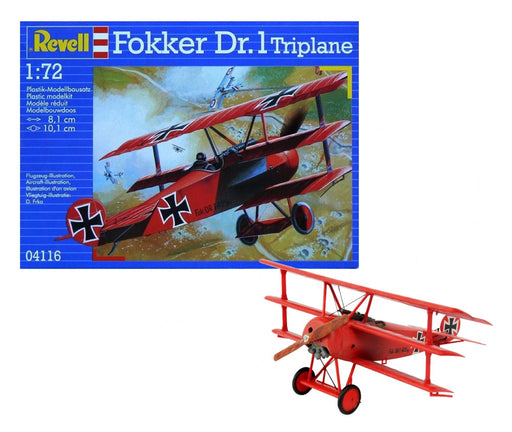 Revell 04116 1/72 FOKKER DR.1 TRIPLANE (8941165904109)