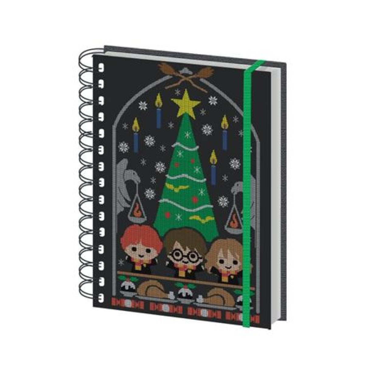 Impact Posters Impact WNBHPCTS Licensed Wiro Notebook HP Xmas Tree
