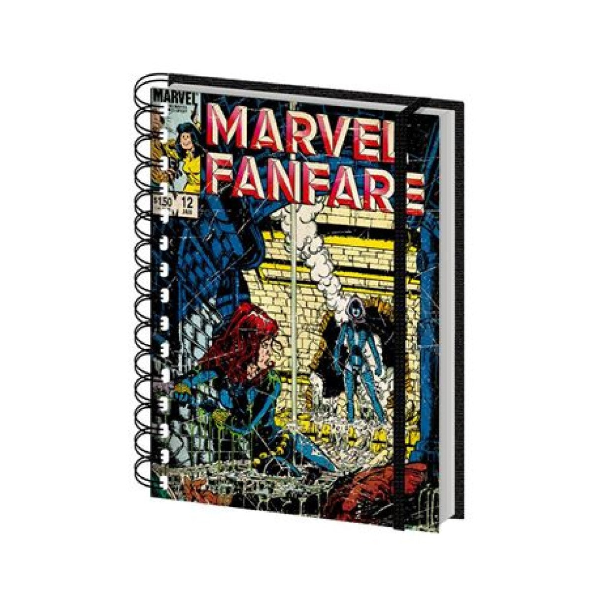 Impact Posters Impact WNBBWR Licensed Wiro Notebook Black Widow Retro
