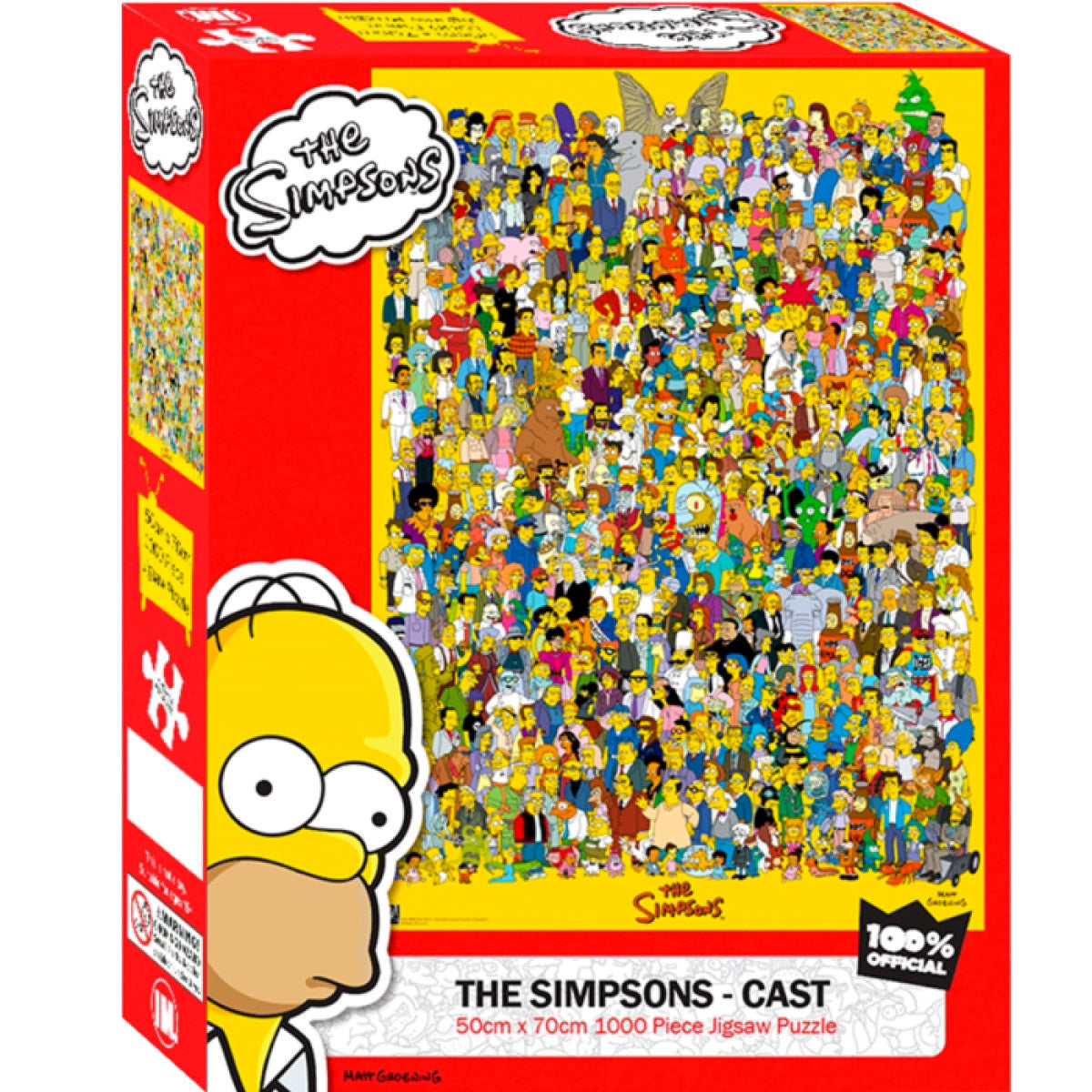 Impact Posters Impact SPZC Puzzle The Simpsons Cast