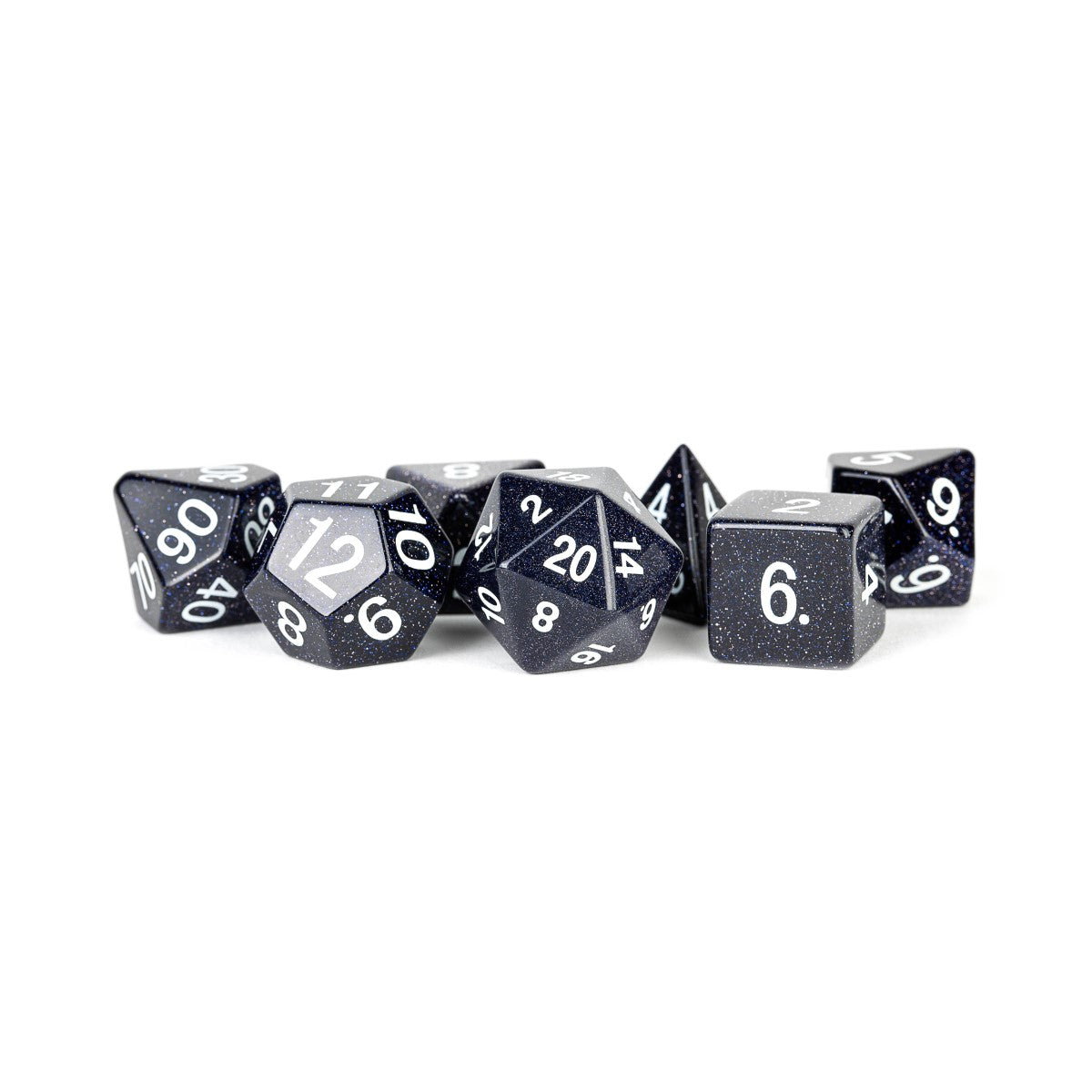 MDG Stone Dice Set: Blue Sandstone