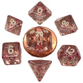 MDG Mini Polyhedral Dice Set: Ethereal Light Pur