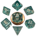MDG Mini Polyhedral Dice Set: Ethereal Light Blu