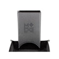 MDG Fold Up Leather Dice Tower: Black
