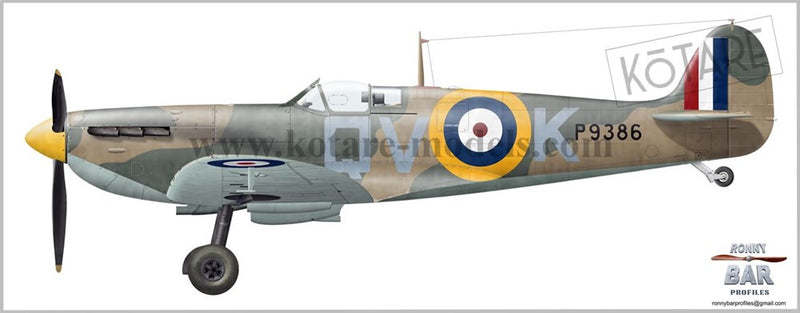 Kotare Models K32601 1/32 Spitfire Mk.Ia Brian Lane