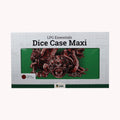 Lets Play Games 259028 Essentials Dice Case Maxi Teal / Crimson
